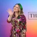 Joanna Teplin’s pink floral shirtdress on Today