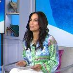 Karen Swensen’s multicolor floral shirt on Today