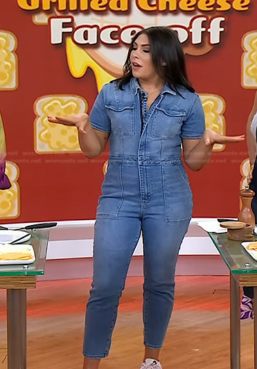 Katie Stilo’s denim jumpsuit on Today