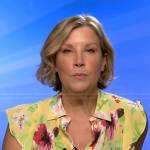 Kristen Dahlgren’s yellow floral dress on NBC News Daily