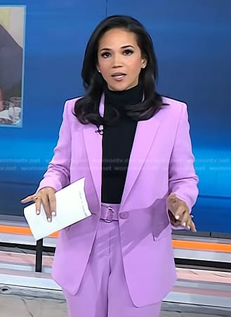 Laura Jarrett’s pink suit on Today