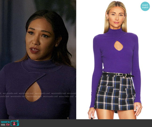 Lovers and Friends Niko Turtleneck worn by Iris West (Candice Patton) on The Flash