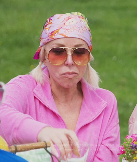 Margarette’s mirrored sunglasses by Chloe on The Real Housewives of New Jersey