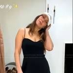Melissa Garcia’s black slip dress on Today