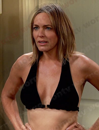 Nicole’s black halter bikini top on Days of our Lives