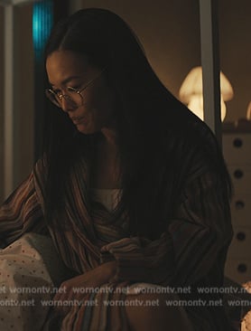 Amy’s striped robe on Beef