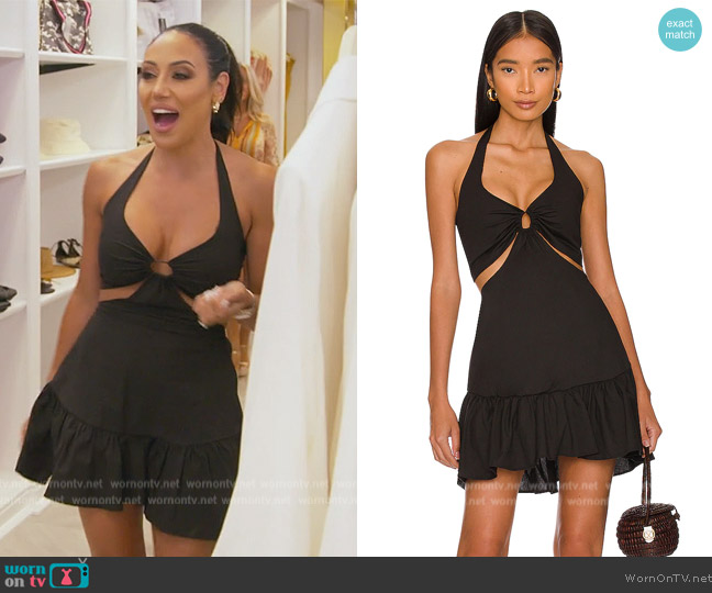 Peixoto Ariel Mini Dress worn by Melissa Gorga on The Real Housewives of New Jersey