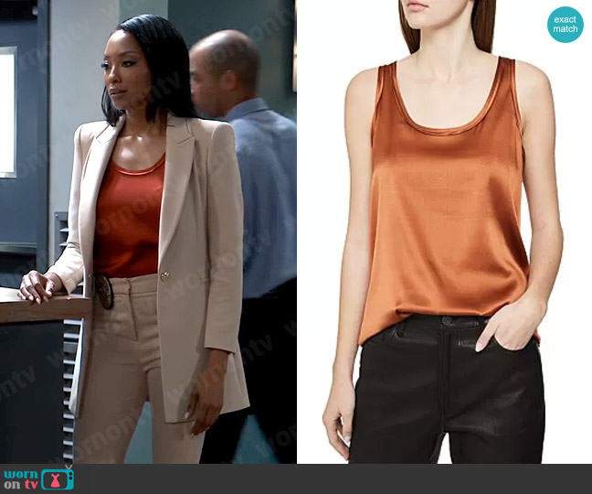Reiss Remey Vest worn by Jordan Ashford (Tanisha Mariko Harper) on General Hospital
