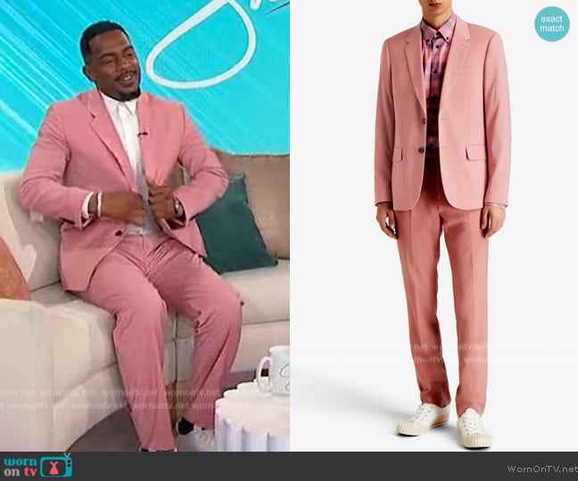 Sandro Wool-crepe suit jacket worn by Bill Bellamy on Sherri