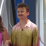 Sean Hickey’s ombre satin shirt on Today