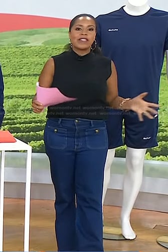 Sheinelle’s flare jeans on Today