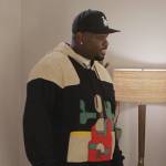 Sherm’s corduroy hoodie on Grand Crew