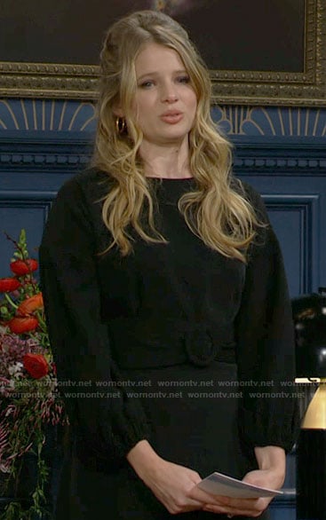 Summer’s black dress on The Young and the Restless