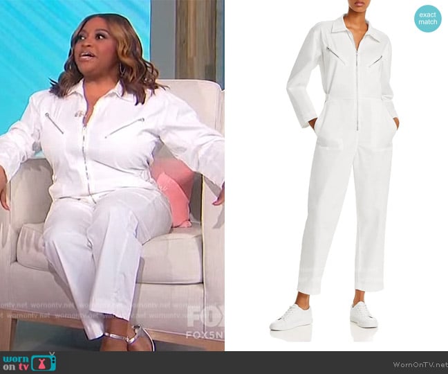 Sunset and Spring Womens Boilersuit Cotton Jumpsuit worn by Sherri Shepherd on Sherri
