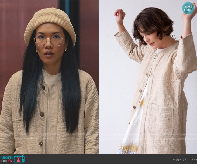 Tonle Kanya Quilted Jacket worn by Amy Lau (Ali Wong) on Beef