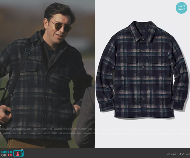 Uni Qlo Over Shirt Jacket worn by (Nicholas Braun) on Succession