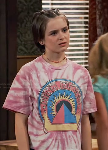 Whinnie’s Pink Floyd tie dye tee on Bunkd