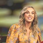 Whitney’s yellow floral confessional dress on The Real Housewives Ultimate Girls Trip