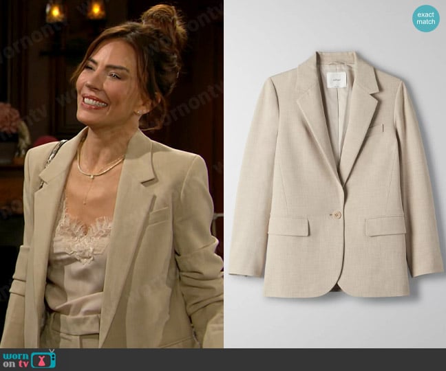 Wilfred Nostalgia Blazer worn by Taylor Hayes (Krista Allen) on The Bold and the Beautiful