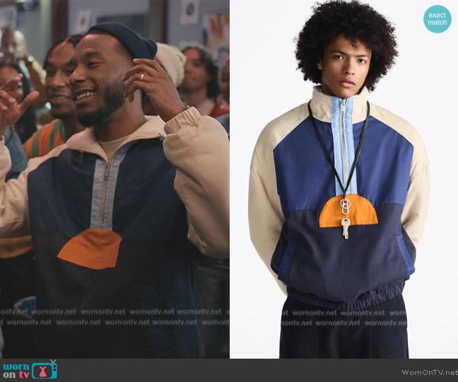 Zara Colorblock Sweatshirt