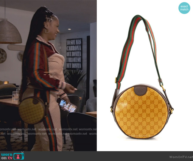 Gucci x Adidas Ophidia Crossbody Round Bag worn by Kandi Burruss on The Real Housewives of Atlanta