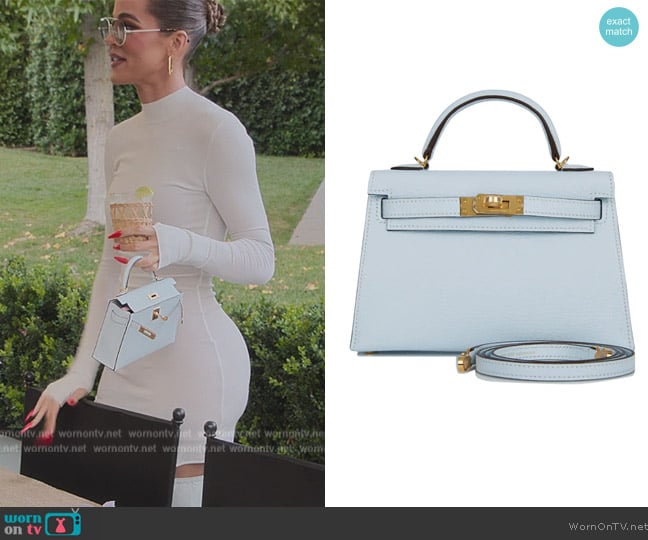 Hermes Mini Kelly Bag worn by Khloe Kardashian (Khloe Kardashian) on The Kardashians