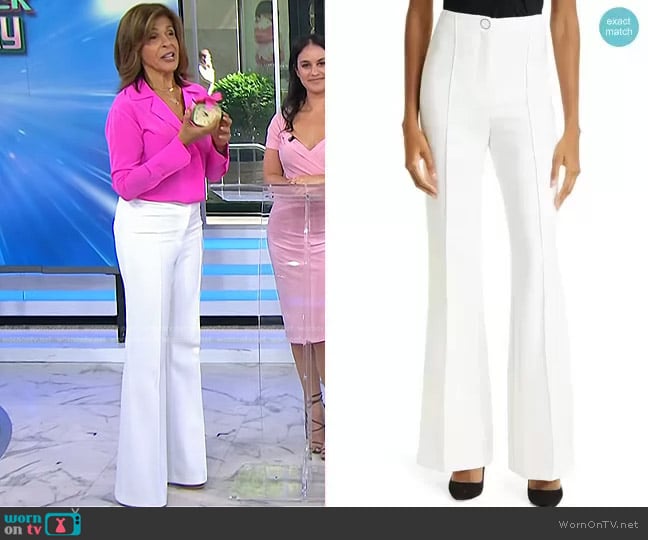 Veronica Beard Judy Flare Hem Pants worn by Hoda Kotb on Today