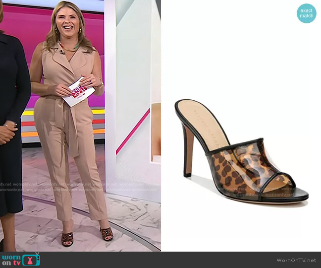 Veronica Beard Kathleen 2 Sandal worn by Jenna Bush Hager on Today