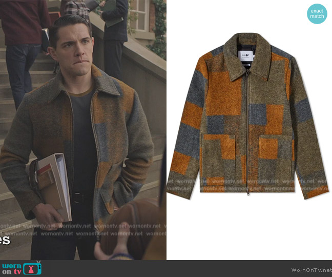 NN07 Gael Wool Jacket worn by (Casey Cott) on Riverdale