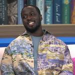 Nana Kwame Adjei-Brenyah’s print shirt on Today