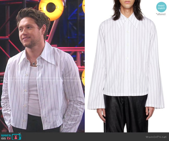 Our Legacy Union Shirt worn by Niall Horan on The Voice
