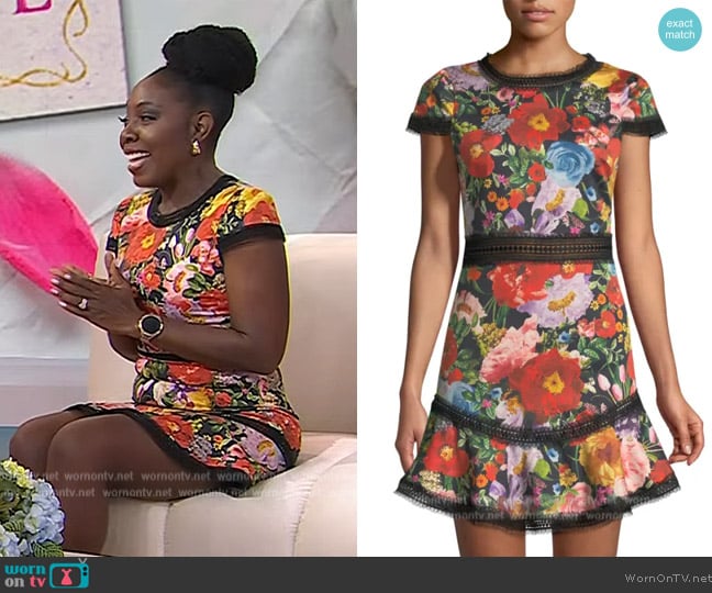 Alice + Olivia Rapunzel Dress worn by Elaine Swann on Today
