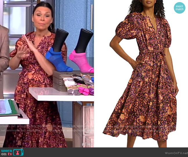 Ulla Johnson Olina Dress worn by Gretta Monahan on The View