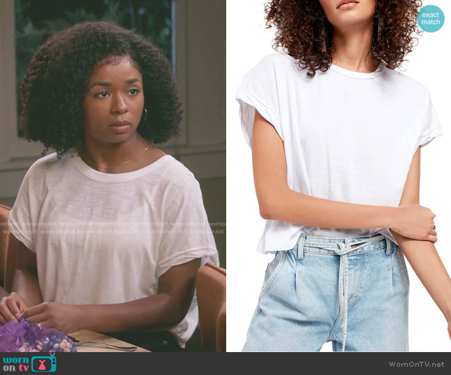 We The Free You Rock T-Shirt worn by Simone Griffith (Alexis Floyd) on Greys Anatomy