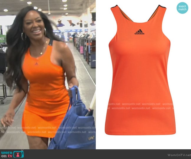 Adidas Tennis Y-Tank Aeroready worn by Kenya Moore on The Real Housewives of Atlanta