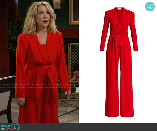 A.L.C. Kieran II Jumpsuit worn by Nikki Reed Newman (Melody Thomas-Scott) on The Young and the Restless