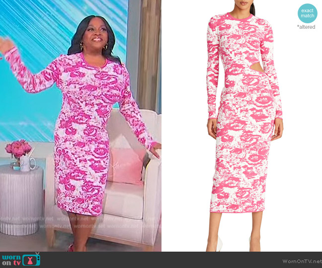 Amur Cooper Cut-Out Midi-Dress worn by Sherri Shepherd on Sherri