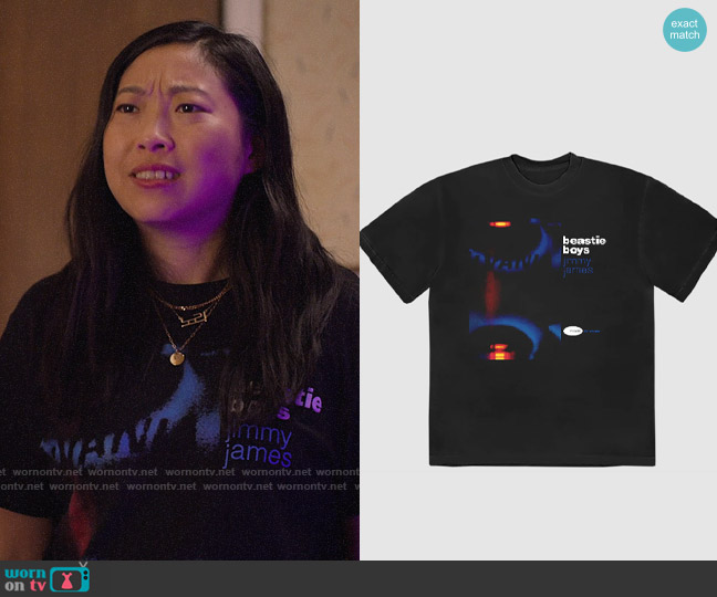 Beastie Boys Jimmy James T-shirt worn by Nora Lum (Awkwafina) on Awkwafina is Nora From Queens