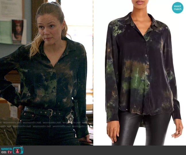 Bella Dahl Tie Dyed Flowy Shirt worn by Hailey Upton (Tracy Spiridakos) on Chicago PD