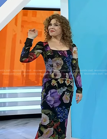 Bernadette Peters’s floral corset top and skirt on Today