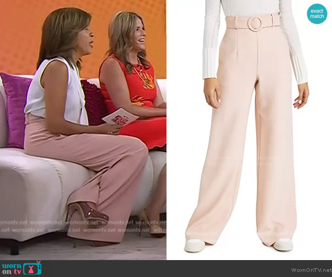 Black Halo Terrell Pants worn by Hoda Kotb on Today