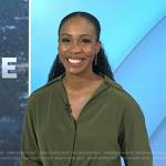 Blayne Alexander’s green dress on Today