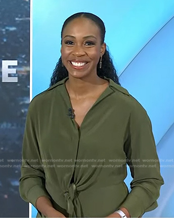 Blayne Alexander’s green dress on Today