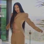 Bre’s beige blazer and pants on Selling Sunset
