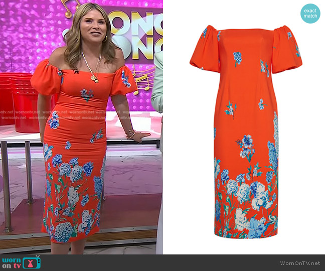 Cara Cara Karene Dress worn by Jenna Bush Hager on Today