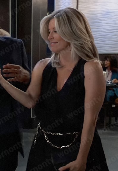Carly’s black midi dress on General Hospital