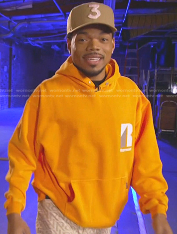 Chance’s orange hoodie on The Voice