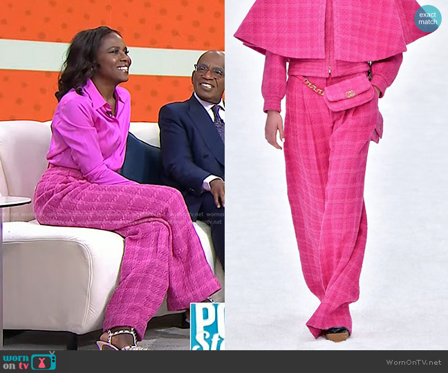 Chanel Fall 2019 Ready to Wear Collection worn by Deborah Roberts on Today