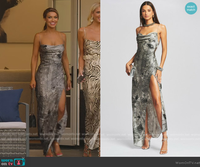 Retrofete Acadia Dress worn by Chrishell Stause on Selling Sunset