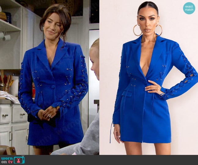 Club L London Material Girl Dress worn by Steffy Forrester (Jacqueline MacInnes Wood) on The Bold and the Beautiful